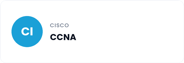 Cisco CCNA certification