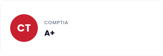 CompTIA A+ certification